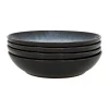 Bol à pâtes Halo 22cm Lot de 4, Bleu-gris-noir
