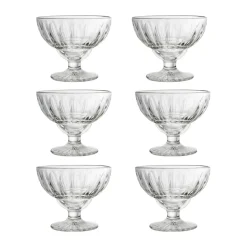 Bol sur pied Elise 40 cl, lot de 6, Transparent