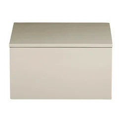 Boîte de rangement laquée Lux 19x19x10,5 cm, Latte