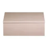Boîte de rangement laquée Lux 19x19x7 cm, Powder rose
