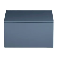 Boîte de rangement laquée Lux 19x19x10,5 cm, Blue indigo