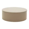 Boîte de rangement laquée Matt Ø20x7 cm, Fawn