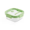 Boîte à lunch carrée en verre Lékué 0,8 L, Vert