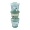 Boîte à lunch Croco, lot de 3, Vert