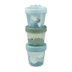 Boîte à lunch Croco, lot de 3, Vert