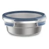 Boîte à lunch ronde en acier inoxydable MasterSeal, 0,7 L