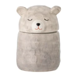 Boîte Puk avec couvercle Ø10 cm, Gris