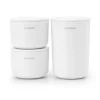 Boîtes de rangement ReNew Lot de 3, Blanc