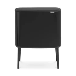 Bo Touch Bin 11+23 litres, noir mat