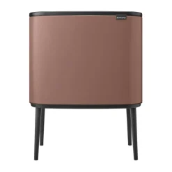 Bo Touch Bin 11+23 litres, Satin Taupe