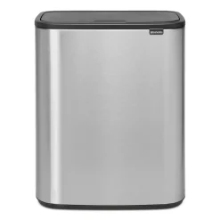 Bo Touch Bin 2x30 L, Acier mat