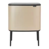 Bo Touch Bin 3 x 11 L, Metallic Gold