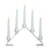 Bougeoir de l'Avent Luna, White