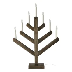 Bougeoir de l'avent Pine 62 cm, Teinté foncé
