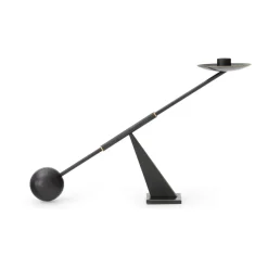 Bougeoir Interconnect 42,5 cm, Bronzed brass