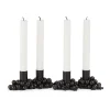 Bougeoir Molekyl 4, Noir