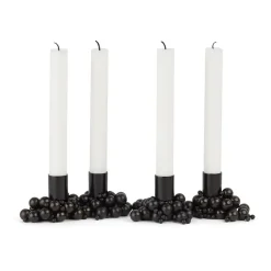 Bougeoir Molekyl 4, Noir