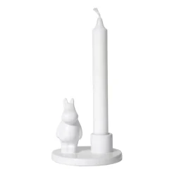 Bougeoir Moomin en céramique, Blanc
