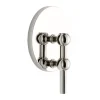 Bougeoir mural STOFF Nagel, Chrome