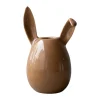 Bougeoir Rabbit 13 cm, Noisette brillante