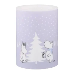 Bougie bloc LED Moomin 10 cm, Snowfall