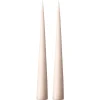 Bougie cônique ester & erik 37 cm Lot de 2 mat, Linen grey 22