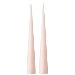Bougie cônique ester & erik 37 cm Lot de 2 mat, Rosewater 51