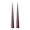 Bougie cônique ester & erik 37 cm Lot de 2 mat, Caviar 77