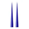 Bougie cônique ester & erik 37 cm Lot de 2 lacquées, Cornflower 48