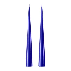 Bougie cônique ester & erik 37 cm Lot de 2 lacquées, Cornflower 48