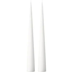 Bougie cônique ester & erik 37 cm Lot de 2 mat, Pure white 31