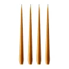 Bougie ester & erik Lot de 4 laquée, mörk saffran, 42 cm