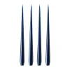 Bougie ester & erik Lot de 4 laquée, royal navy, 32 cm