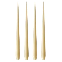 Bougie ester & erik Lot de 4 laquée, Pale ginger 14-0, 42 cm
