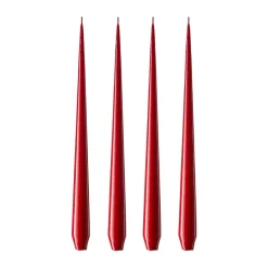 Bougie ester & erik Lot de 4 laquée, winter berry, 42 cm