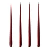 Bougie ester & erik Lot de 4 mat, Wine, 32 cm