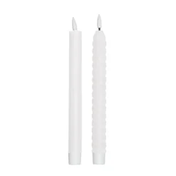 Bougie LED Design Letters lot de 2, Off White