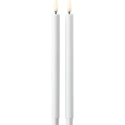 Bougie LED STOFF by Uyuni Lighting Lot de 2, Blanc