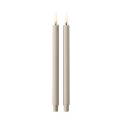 Bougie LED STOFF by Uyuni Lighting Lot de 2, Sable