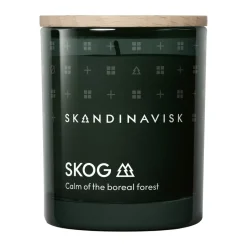 Bougie parfumée avec couvercle Skog, 65 g