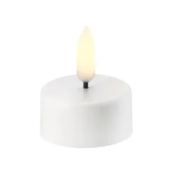 Bougie à photophore Uyuni LED blanc, Ø3,8 cm