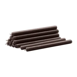 Bougies Nagel ensemble de 12, Noisette