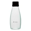Bouteille en verre avec bouchon à vis Retap Go 05 50 cl, Black