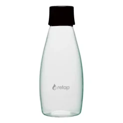 Bouteille en verre avec bouchon à vis Retap Go 05 50 cl, Black