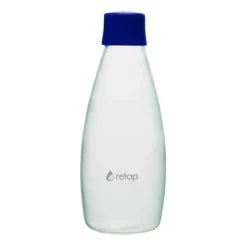 Bouteille en verre avec bouchon à vis Retap Go 08 80 cl, Dark blue