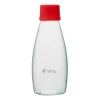 Bouteille en verre avec bouchon à vis Retap Go 05 50 cl, Red