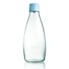 Bouteille en verre Retap 0,8 L, bébé bleu