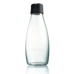 Bouteille en verre Retap 0,5 L, Noir