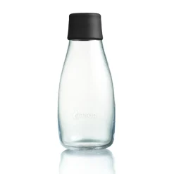Bouteille en verre Retap 0,3 L, noir