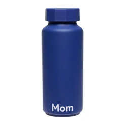 Bouteille isotherme Design Letters, Mom-midnight blue